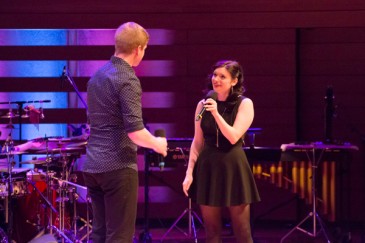 Banks Prize winners Graham Scott Fleming and Alessia Lupiano perform "Don't Go Breaking My Heart/Just The Way You Are."
