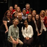 Team Scarborough Music Theatre with trainer Michael Therriault and musical director Lily Ling
